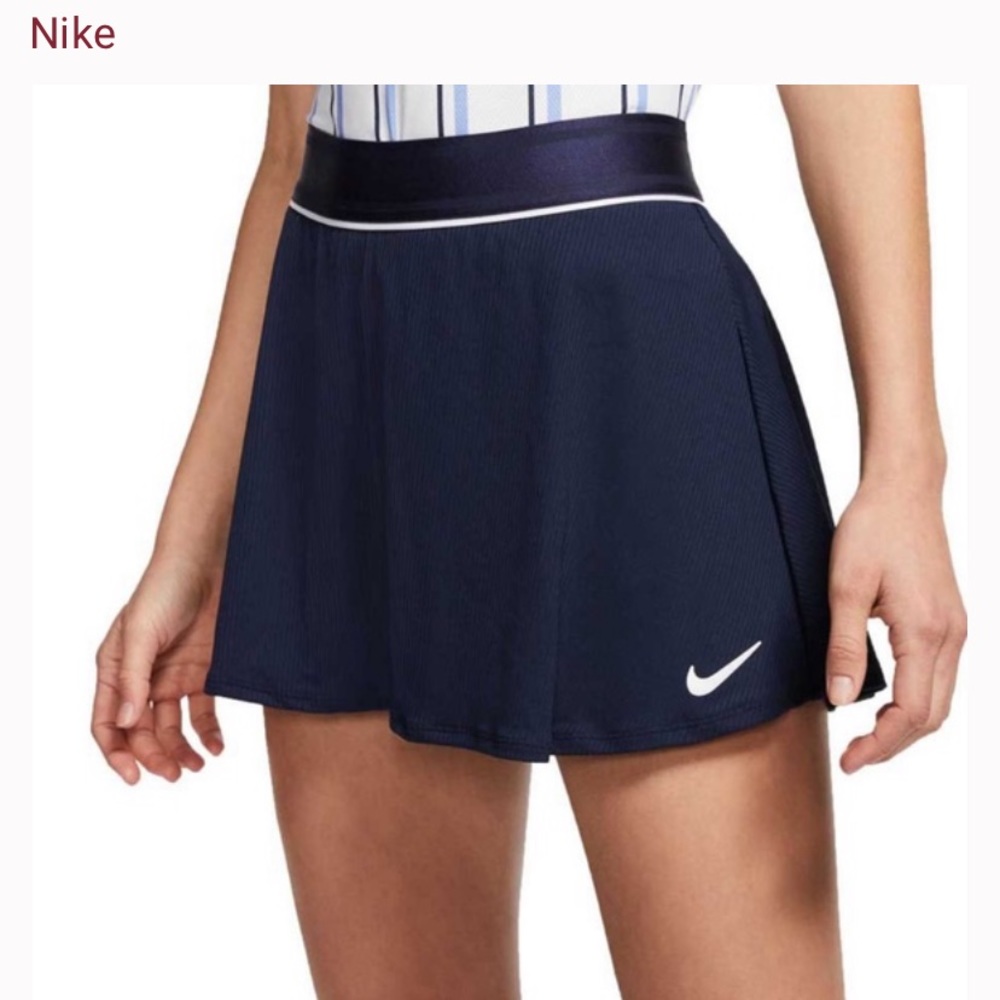NIKE COURT TENNIS FLOWY BLACK SKIRT Size XS